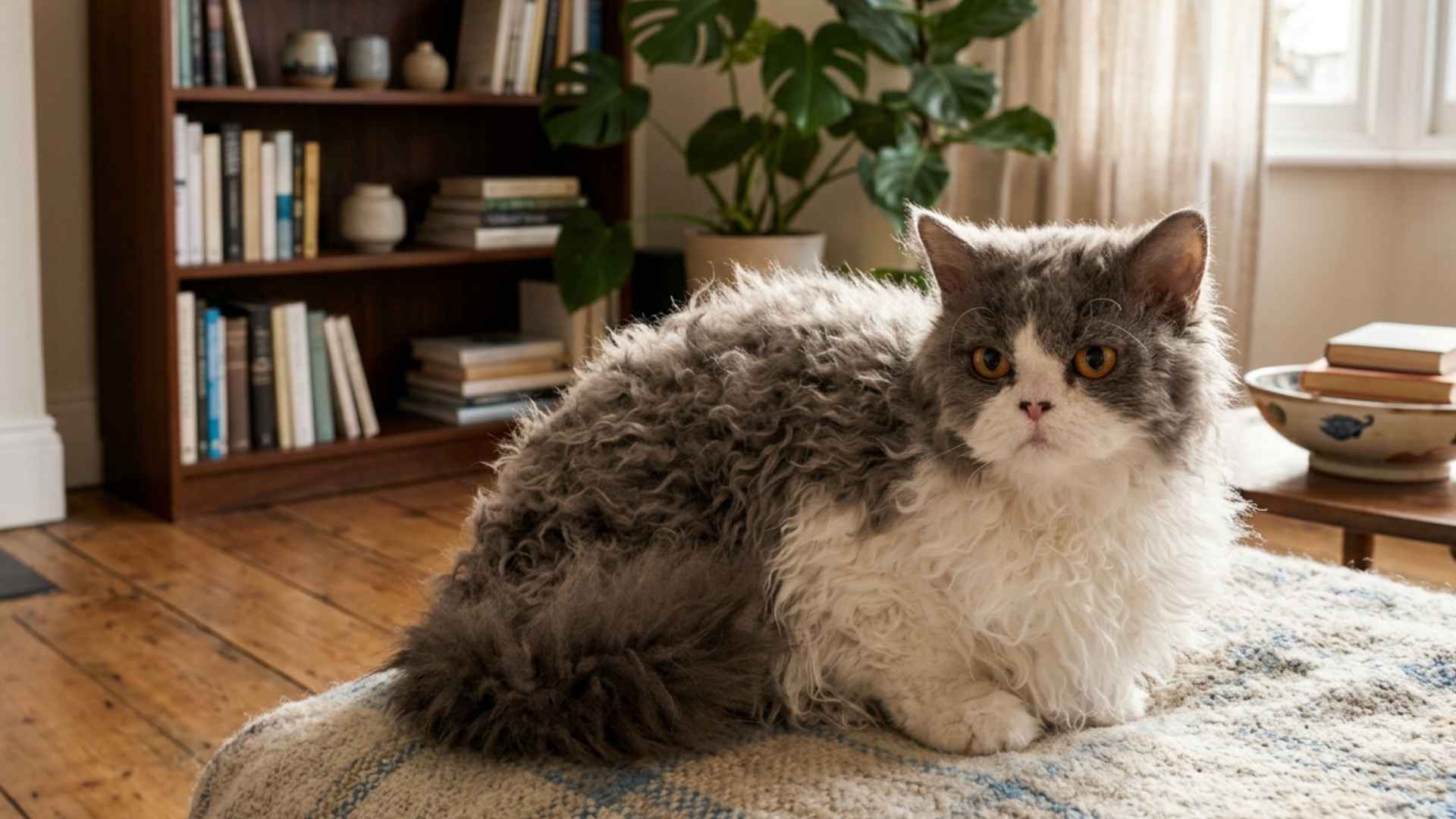 Fotos gato Selkirk rex
